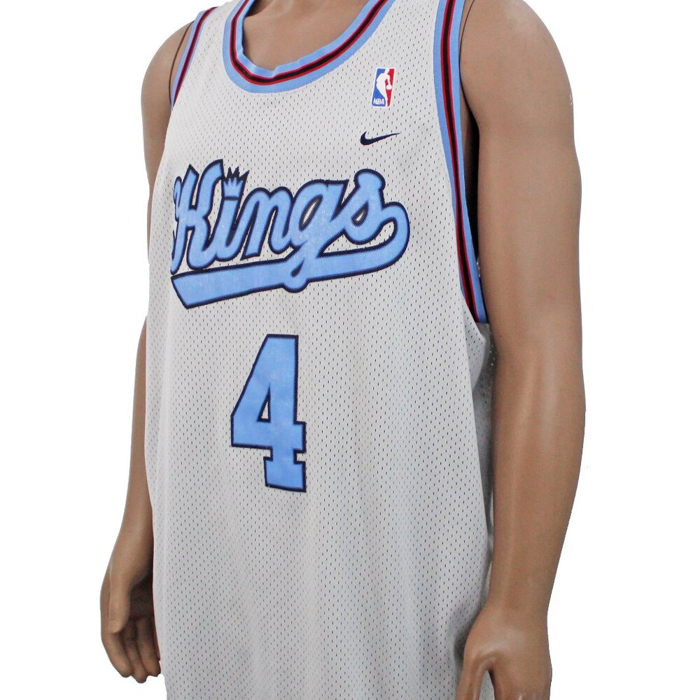 NBA Nike Rewind Gray Sacramento Kings Chris Webber #4 Jersey: Size XXL + 2